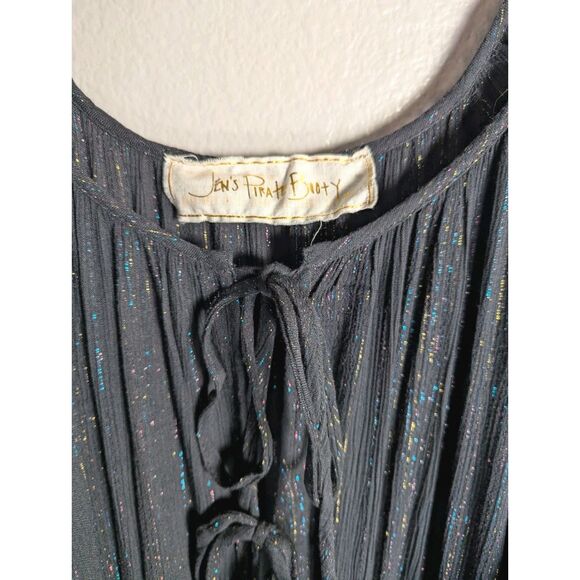 Jen’s Pirate Booty Revolution Kimono Electric Avenue Metallic Black Revolve M/L - Picture 6 of 11